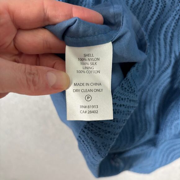 Plenty‎ Anthropologie Dress 2 Silk Lace Sheer Puff Twee Quirky Feminine Mod 50s - Picture 13 of 13